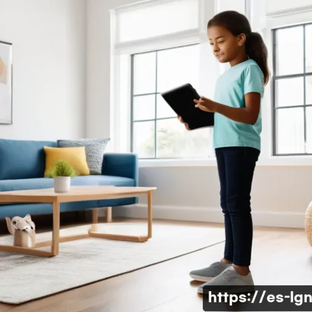 에너지 관리 성과 개선을 위한 피드백 방안 - **Prompt 1: Smart Home Energy Monitoring for a Modern Family**
"A brightly lit, contemporary liv...