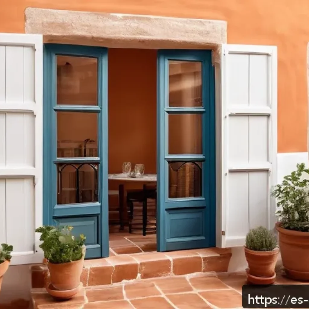 에너지 관리 실천을 위한 체크리스트 - A cozy Spanish home interior during winter, showing well-sealed windows and doors with visible weath...